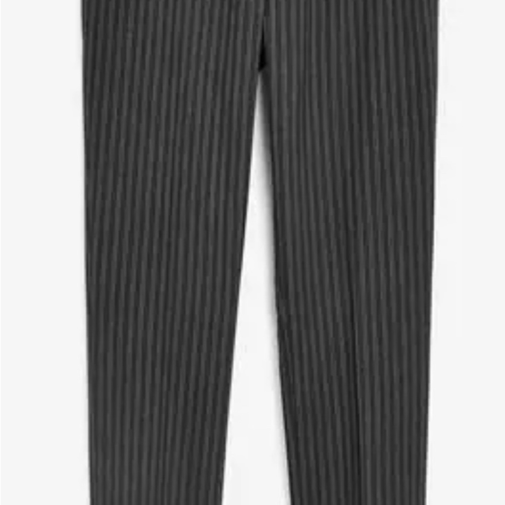 Men's Striped Gray Pants